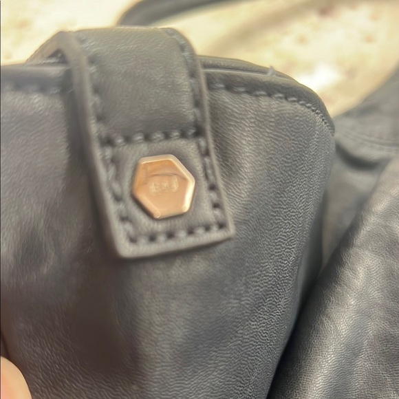 R+J Black Hobo Vegan Leather Women's Bag - Picture 5 of 12